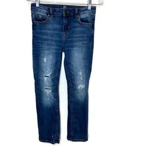 7 for All Mankind girls distressed jeans 10